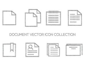 Sketchy Document Icon Collection