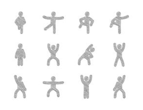 Sketchy Exercise Icon Collection