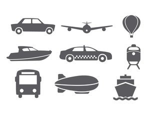 Transportaion Icon Collection